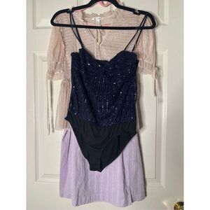 Sequin bodysuit y2k bundle